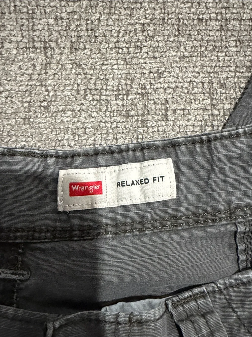 Wrangler Men's Charcoal Gray Cargo Pants
